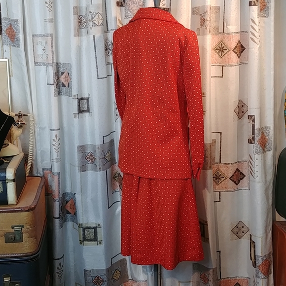 Vintage Pumpkin dress and jacket set - Picture 7 of 13